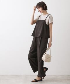 Dessin / デッサン サロペット・オールインワン | 【吸汗速乾/洗える】リラクシーキャミサロペット