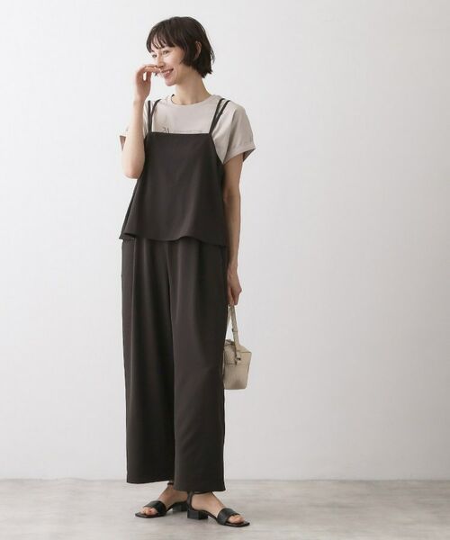 Dessin / デッサン サロペット・オールインワン | 【吸汗速乾/洗える】リラクシーキャミサロペット | 詳細1