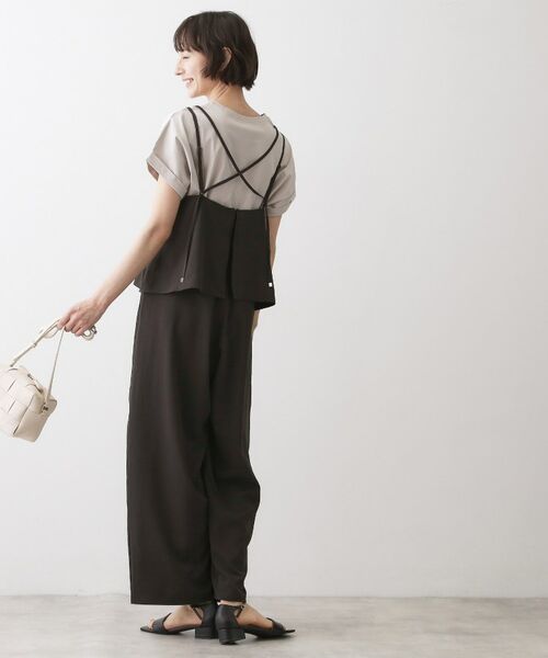 Dessin / デッサン サロペット・オールインワン | 【吸汗速乾/洗える】リラクシーキャミサロペット | 詳細3