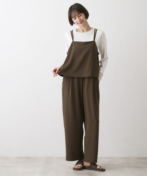 Dessin / デッサン サロペット・オールインワン | 【吸汗速乾/洗える】リラクシーキャミサロペット | 詳細5