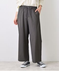 Dessin / デッサン パンツ | 【セットアップ可/洗える】ストレッチセミワイドパンツ