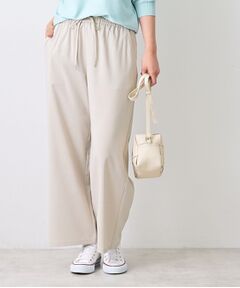 Dessin / デッサン パンツ | 【セットアップ可/洗える】ストレッチセミワイドパンツ