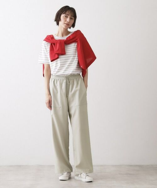 Dessin / デッサン パンツ | 【接触冷感】 タンブラーワイドパンツ | 詳細2