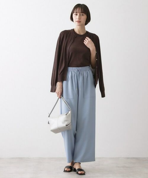 Dessin / デッサン パンツ | 【接触冷感】 タンブラーワイドパンツ | 詳細7