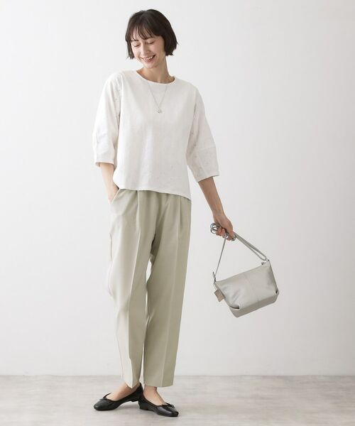 Dessin / デッサン パンツ | 【接触冷感】 タンブラーテーパードパンツ | 詳細3