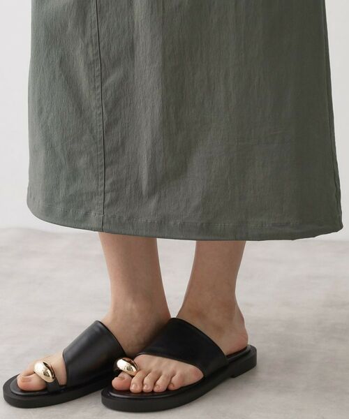 Dessin / デッサン ロング・マキシ丈スカート | ストレッチベイカースカート | 詳細14