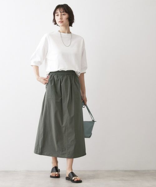 Dessin / デッサン ロング・マキシ丈スカート | ストレッチベイカースカート | 詳細2