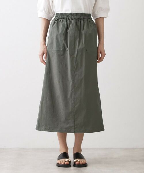 Dessin / デッサン ロング・マキシ丈スカート | ストレッチベイカースカート | 詳細9