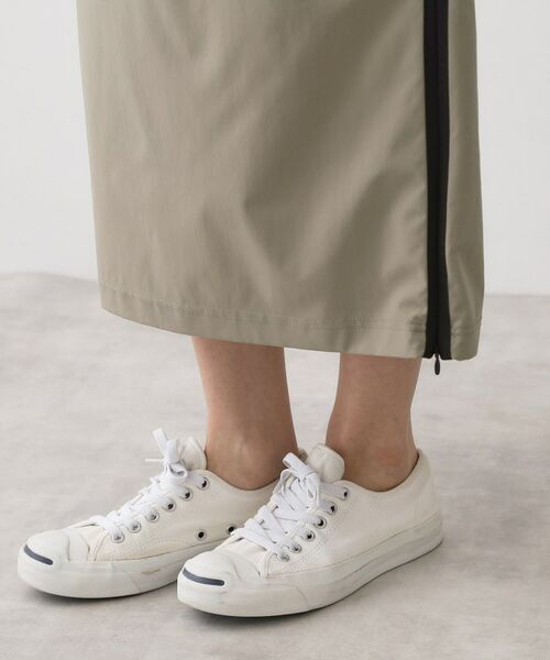 Dessin / デッサン ロング・マキシ丈スカート | 【撥水/ウエストゴム】ストレッチIラインスカート | 詳細14