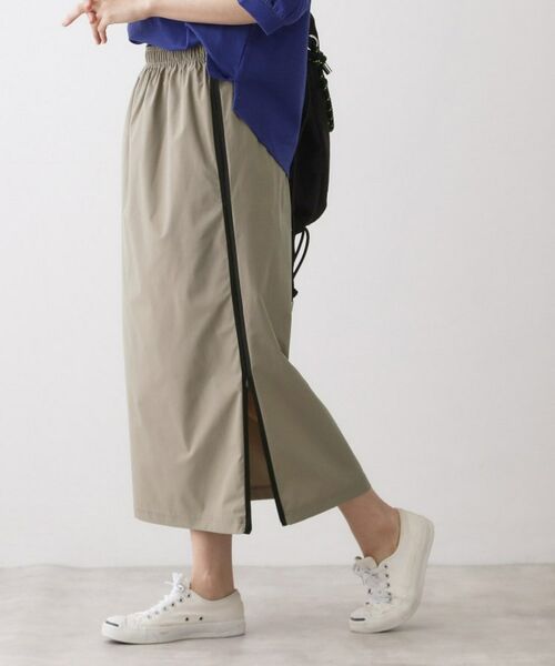 Dessin / デッサン ロング・マキシ丈スカート | 【撥水/ウエストゴム】ストレッチIラインスカート | 詳細6