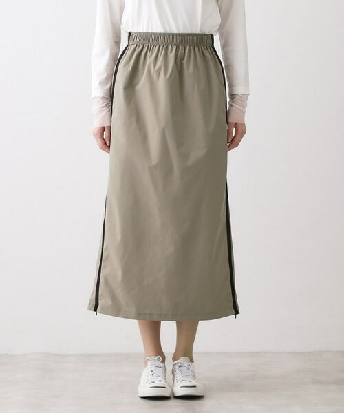 Dessin / デッサン ロング・マキシ丈スカート | 【撥水/ウエストゴム】ストレッチIラインスカート | 詳細9