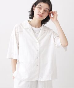 Dessin / デッサン シャツ・ブラウス | 刺繍レースシャツ