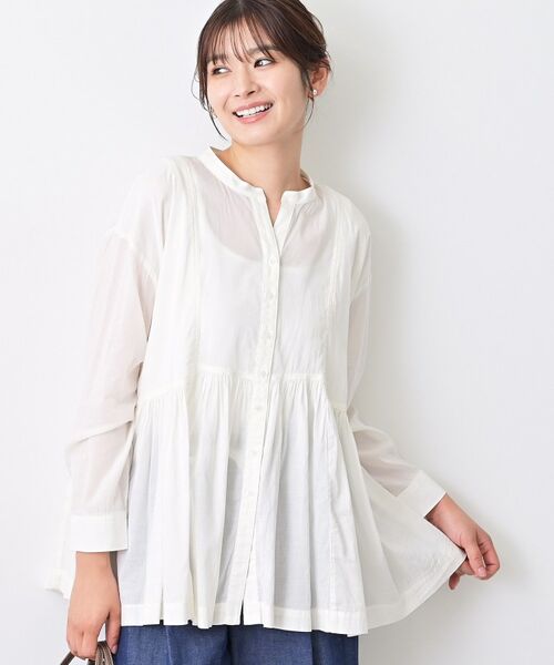 Dessin / デッサン シャツ・ブラウス | ボイルブラウス（ホワイト(002)）