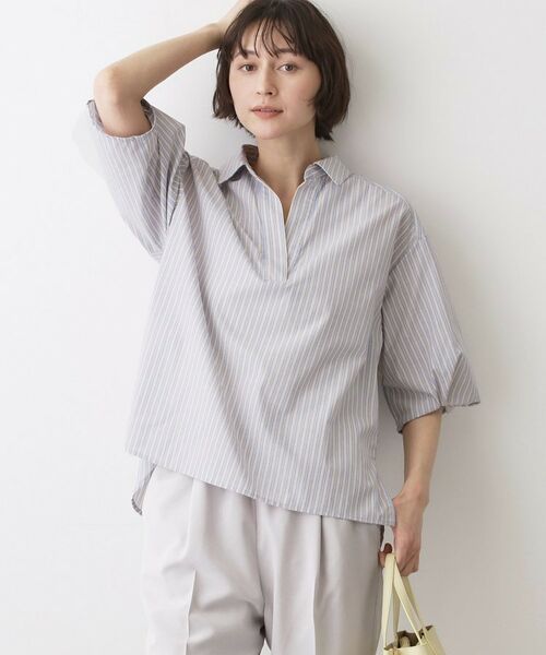 Dessin / デッサン シャツ・ブラウス | TCブロードスキッパー（マスタード(333)）