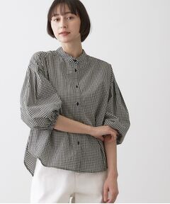 Dessin / デッサン シャツ・ブラウス | バルーンスリーブバンドカラーシャツ