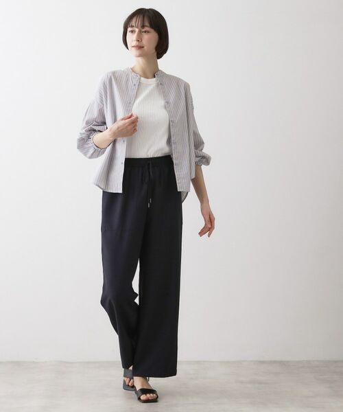 Dessin / デッサン シャツ・ブラウス | バルーンスリーブバンドカラーシャツ | 詳細11