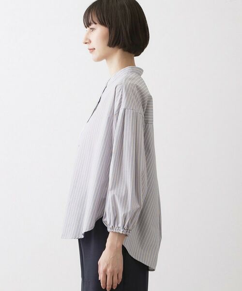 Dessin / デッサン シャツ・ブラウス | バルーンスリーブバンドカラーシャツ | 詳細14