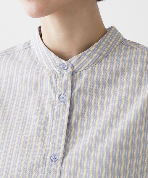 Dessin / デッサン シャツ・ブラウス | バルーンスリーブバンドカラーシャツ | 詳細16