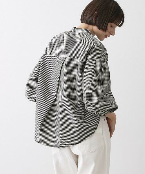 Dessin / デッサン シャツ・ブラウス | バルーンスリーブバンドカラーシャツ | 詳細2