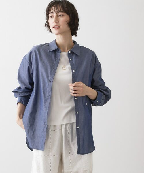 Dessin / デッサン シャツ・ブラウス | 高密度ストライプシャツ | 詳細1