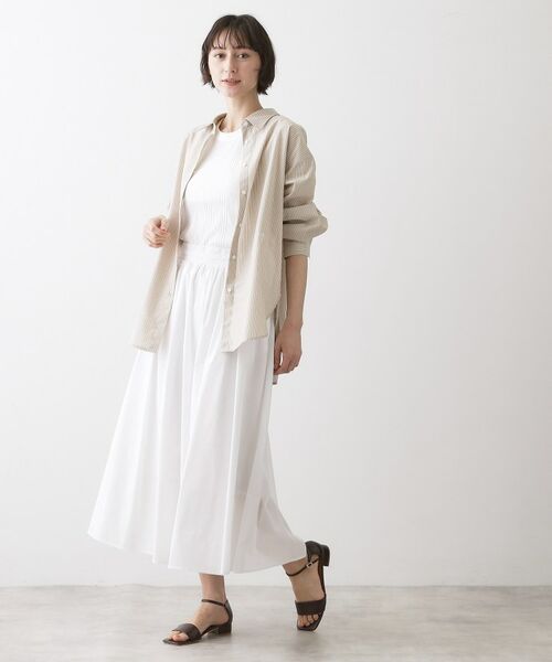 Dessin / デッサン シャツ・ブラウス | 高密度ストライプシャツ | 詳細11