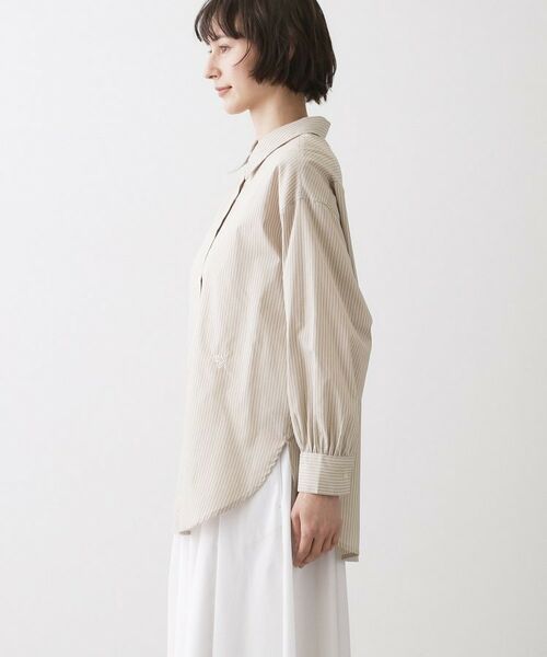 Dessin / デッサン シャツ・ブラウス | 高密度ストライプシャツ | 詳細14