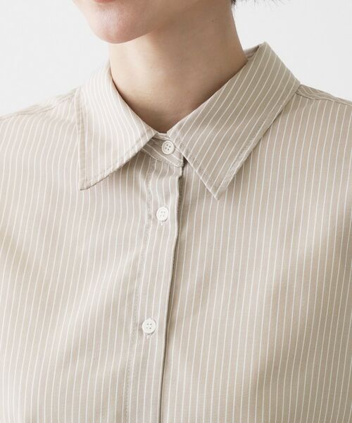 Dessin / デッサン シャツ・ブラウス | 高密度ストライプシャツ | 詳細16