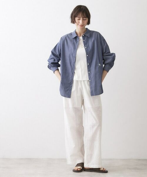 Dessin / デッサン シャツ・ブラウス | 高密度ストライプシャツ | 詳細2