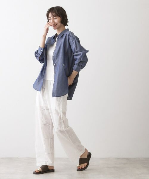 Dessin / デッサン シャツ・ブラウス | 高密度ストライプシャツ | 詳細3