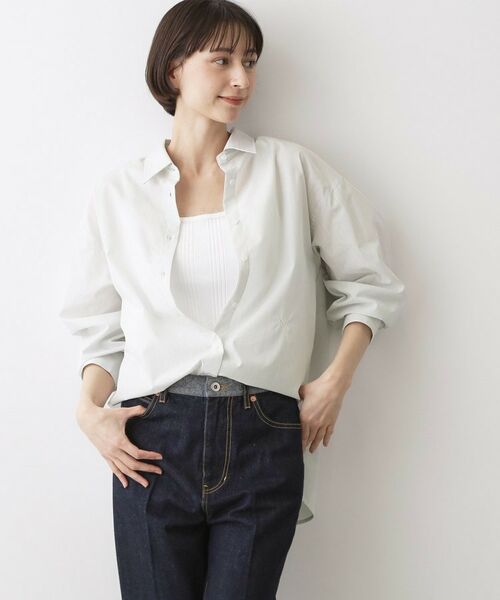 Dessin / デッサン シャツ・ブラウス | 高密度ストライプシャツ | 詳細6