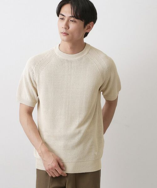 Dessin / デッサン ニット・セーター | ペーパーブレンドニットTシャツ | 詳細1