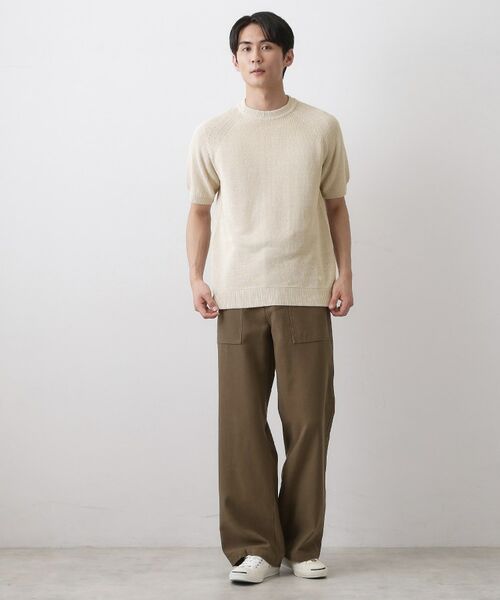 Dessin / デッサン ニット・セーター | ペーパーブレンドニットTシャツ | 詳細2