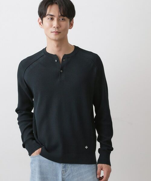 Dessin / デッサン ニット・セーター | コットンワッフルニット（ネイビー(094)）