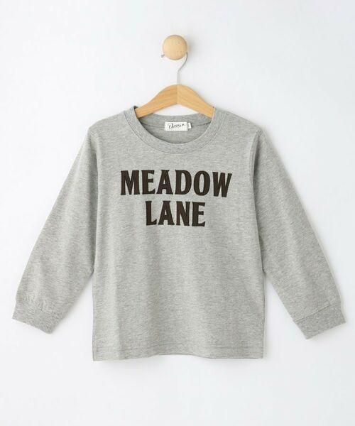 Dessin / デッサン Tシャツ | オーガニックコットンロングTシャツ（グレー(012)）