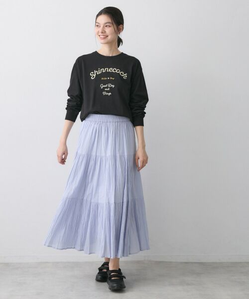 Dessin / デッサン カットソー | 【オーガニック天竺】ロゴロングTシャツ | 詳細11