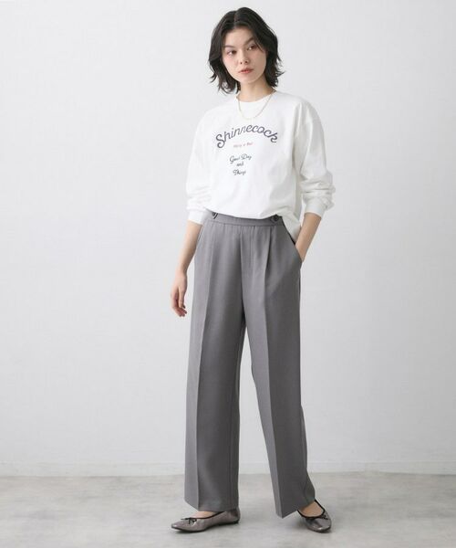 Dessin / デッサン カットソー | 【オーガニック天竺】ロゴロングTシャツ | 詳細15