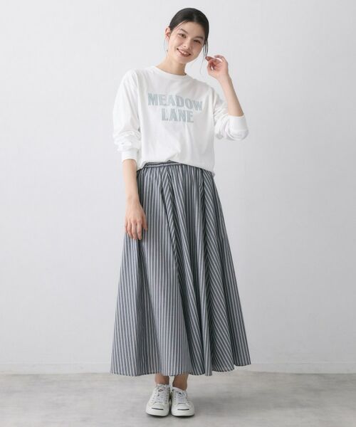 Dessin / デッサン カットソー | 【オーガニック天竺】ロゴロングTシャツ | 詳細3