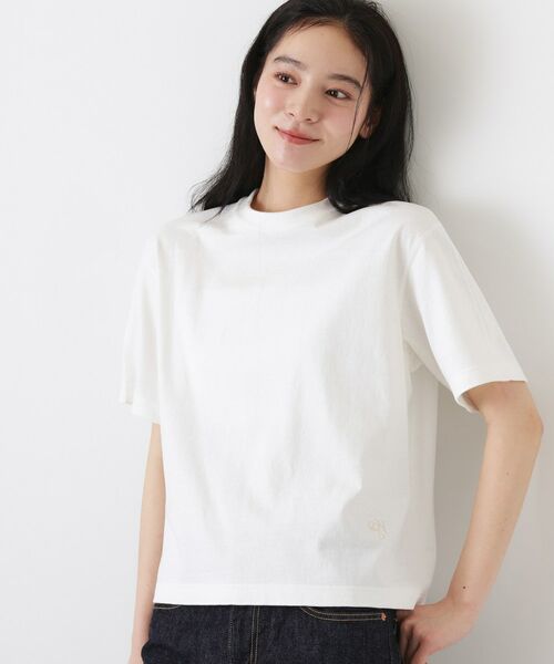 Dessin / デッサン Tシャツ | 【日本製】和歌山ラフィー天竺Tシャツ（ホワイト(001)）