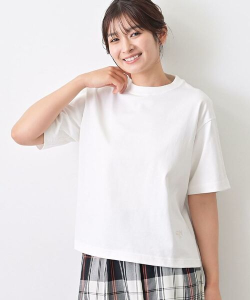 Dessin / デッサン Tシャツ | 【日本製】和歌山ローズペトールTシャツ（ホワイト(001)）