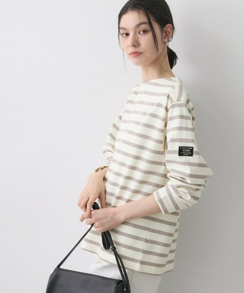 Dessin / デッサン カットソー | 【洗える】クルーネックボーダーカットソー | 詳細1