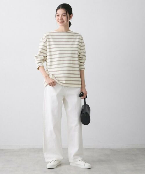 Dessin / デッサン カットソー | 【洗える】クルーネックボーダーカットソー | 詳細2