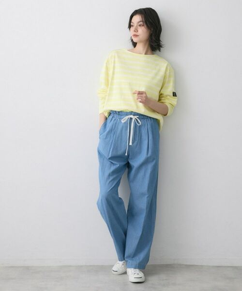 Dessin / デッサン カットソー | 【洗える】クルーネックボーダーカットソー | 詳細7