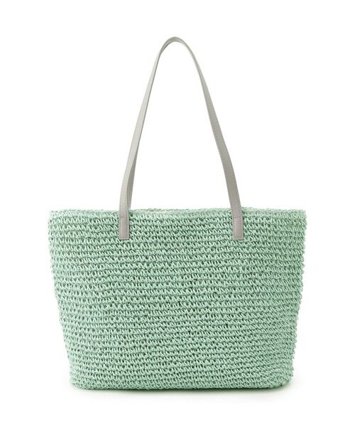 Dessin / デッサン トートバッグ | ロゴ刺繍 ポンポンチャーム付き ペーパーメッシュトート | 詳細11