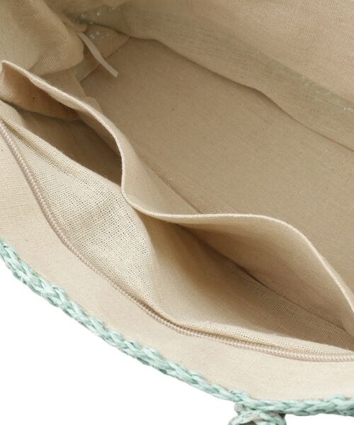 Dessin / デッサン トートバッグ | ロゴ刺繍 ポンポンチャーム付き ペーパーメッシュトート | 詳細18