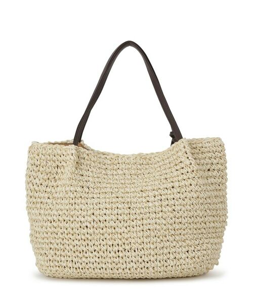 Dessin / デッサン トートバッグ | ペーパーメッシュ タッセル付き配色トート | 詳細11