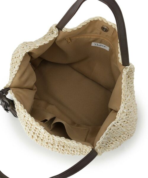 Dessin / デッサン トートバッグ | ペーパーメッシュ タッセル付き配色トート | 詳細15