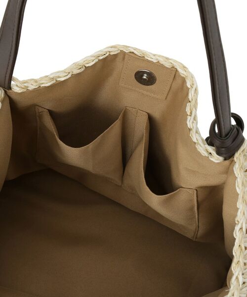 Dessin / デッサン トートバッグ | ペーパーメッシュ タッセル付き配色トート | 詳細18