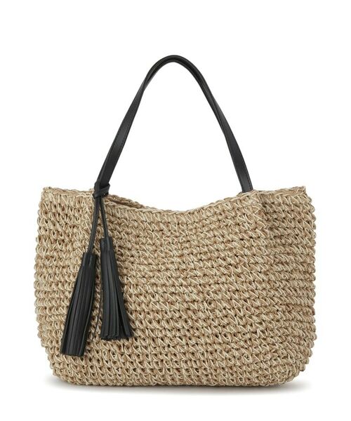 Dessin / デッサン トートバッグ | ペーパーメッシュ タッセル付き配色トート | 詳細8