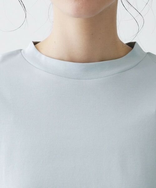 Dessin / デッサン カットソー | 【体型カバー/五分袖】美光沢カットソーボクシーシルエット | 詳細23