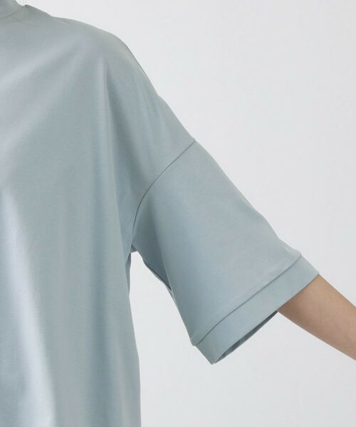 Dessin / デッサン カットソー | 【体型カバー/五分袖】美光沢カットソーボクシーシルエット | 詳細24